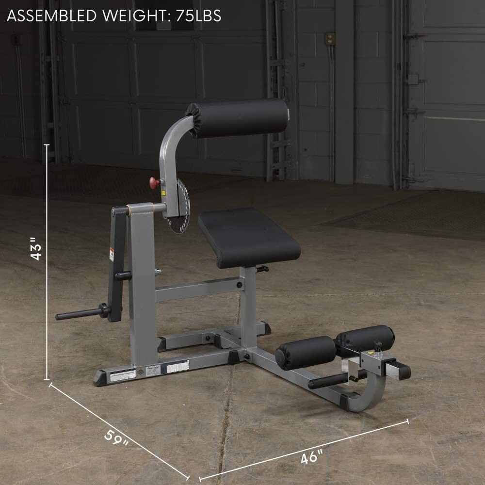 Body-Solid Cam Series AB and Back Machine - Gray