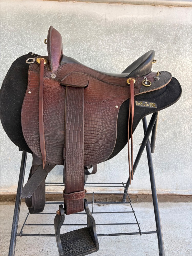 Len Brown Black Mesa Patriot Saddle & Protector Pad
