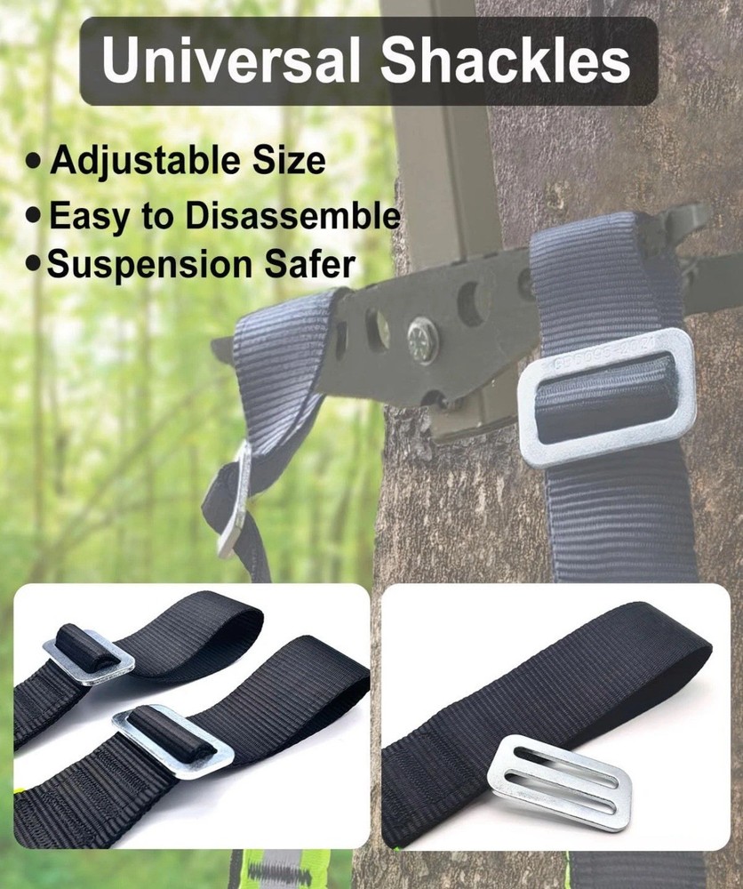 Double-Thickened and Widened 3-Step Climbing Aider for Hunting Tree StepsFall...