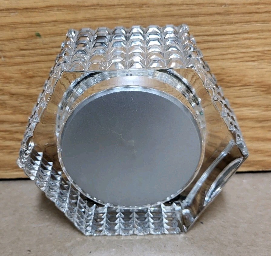 Staiger Vintage Crystal Octagon Clock Tested Works