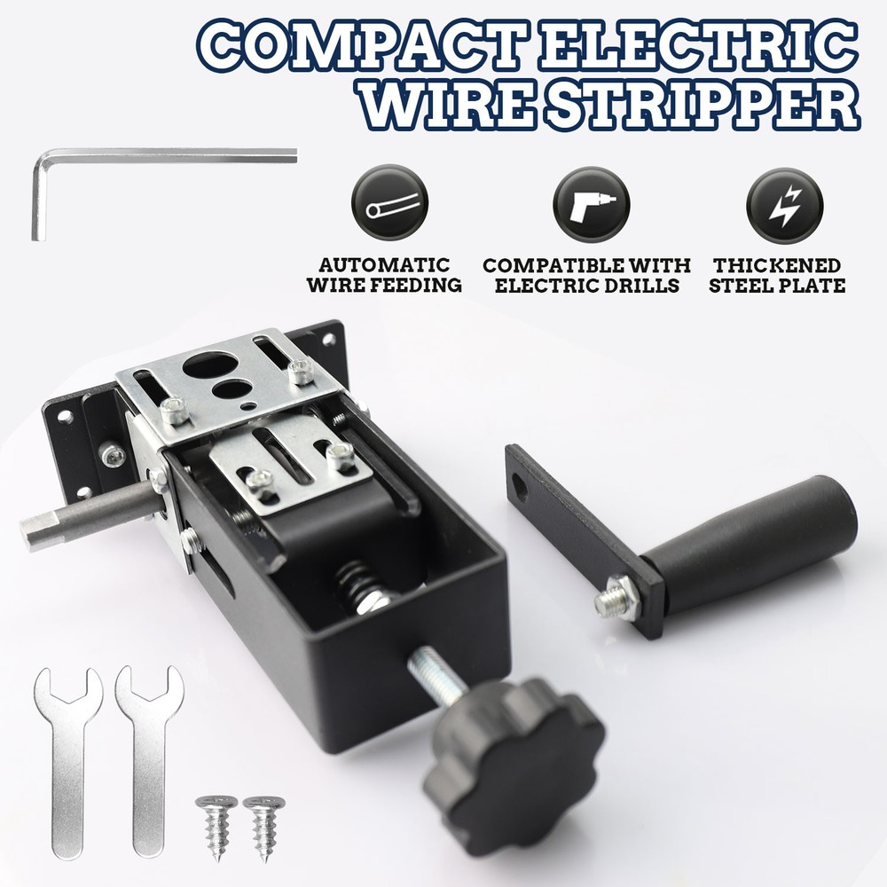 Easy Manual Wire Stripper Machine Drill Compatible Fast Wire Stripping Tool