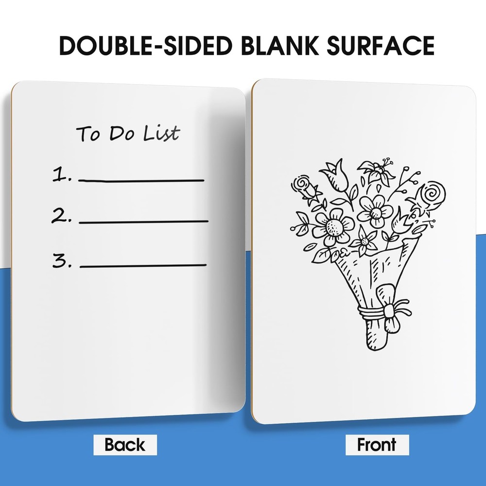 MaxGear Small White Board 2 Pack Dry Erase Boards, 9''x 12'' 2 Count,