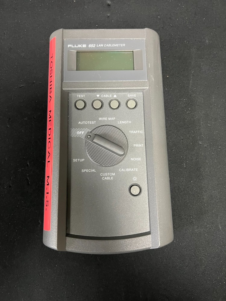 FLUKE MODEL 652 Industrial/Professional  LAN Cable Meter - Grey