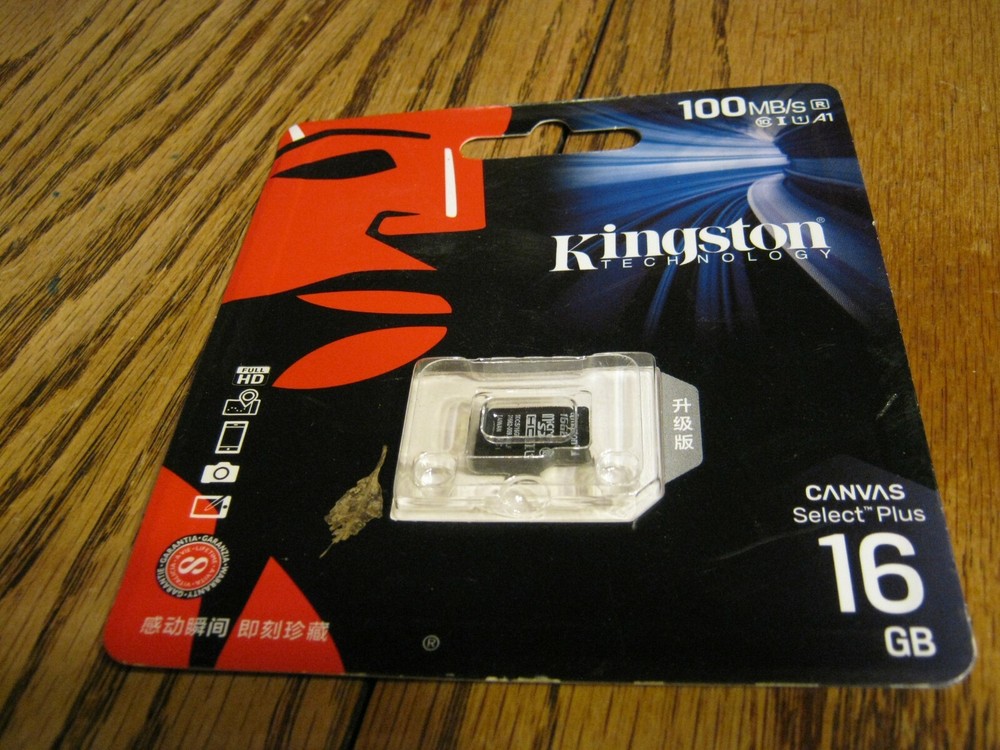 Kingston MicroSD HC Canvas Select Plus SDCS/16GB 100MB/s No Adapter