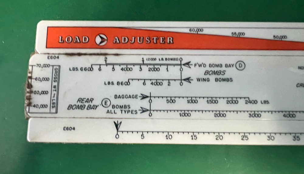 CONSOLIDATED B-24 LIBERATOR LOAD ADJUSTER W/CASE