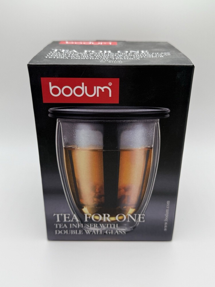 Bodum Tea For One Tea Infuser Double Wall Glass