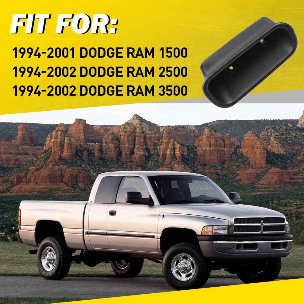 2X Front Door Pull Handle Cup Panel Armrest Cups For Dodge Ram 1500 2500 3500
