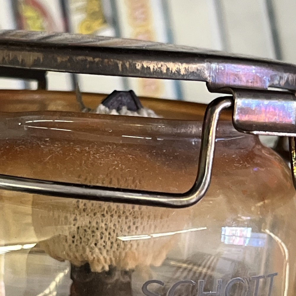 Schott Suprax Lantern Single Mantle, Back Packing, Propane, Made in Germany EUC