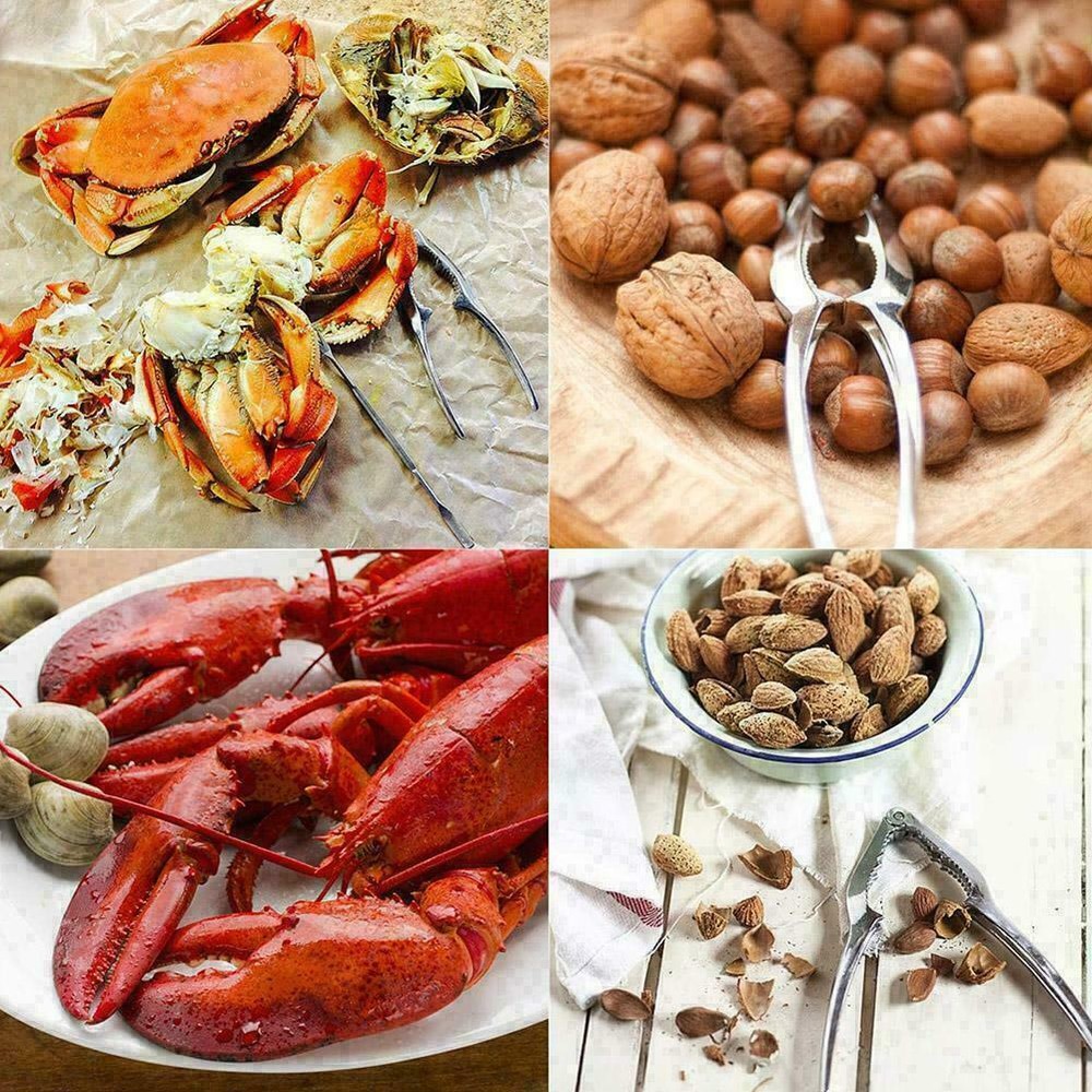 Multifunction Walnut Clamp Clip Pecan Nutcracker Sheller Kitchen Lot B5 L5B J2N8