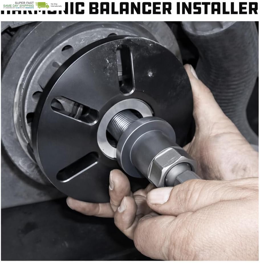 Powerbuilt Harmonic Balancer Puller Set, Remove and Install, Balancers on Car Ve