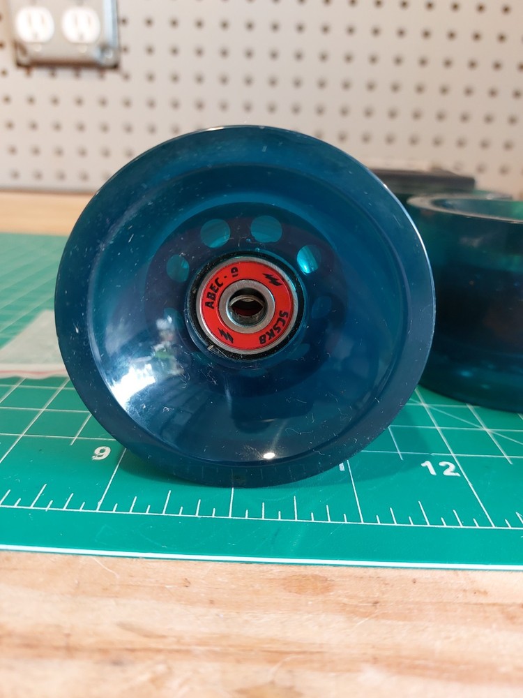 Sunset Skateboard Co. Blue Wheels W/ ABEC-9 Bearings