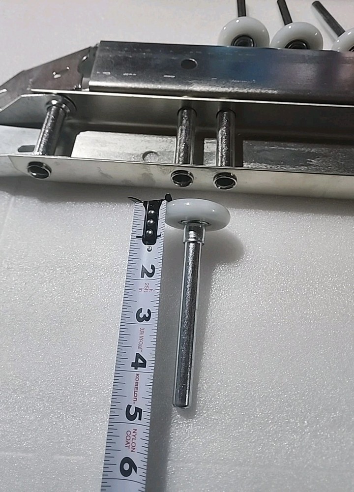 Garage Door Quick Turn Top Fixture Brackets Includes Four Rollers, Low Head Room