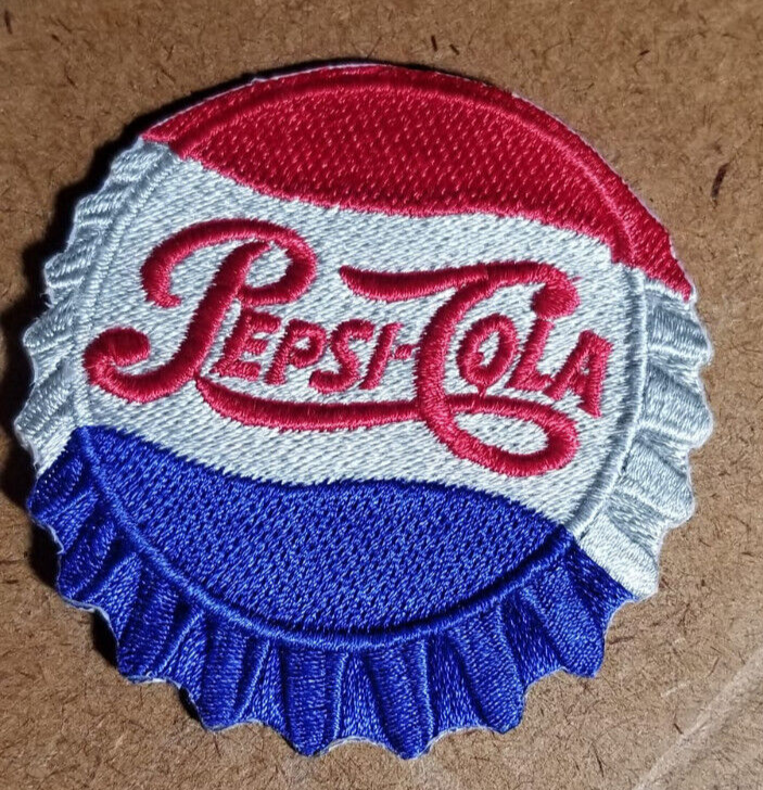 embroidered Patch Pepsi-Cola approx 2.75"