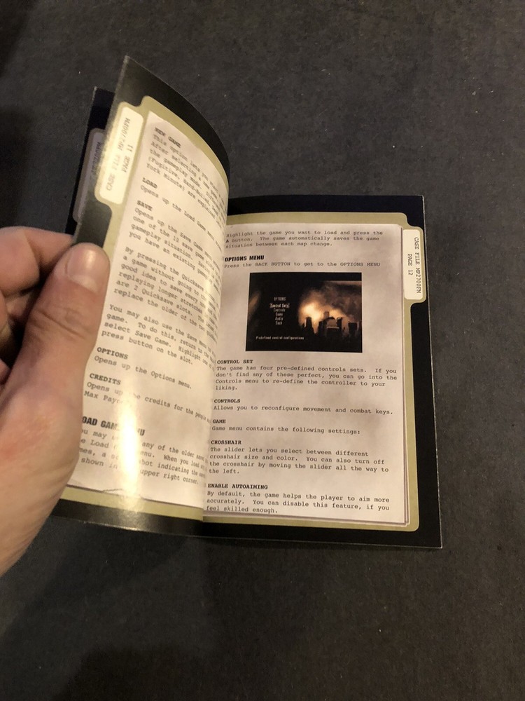 max payne xbox Manual Only