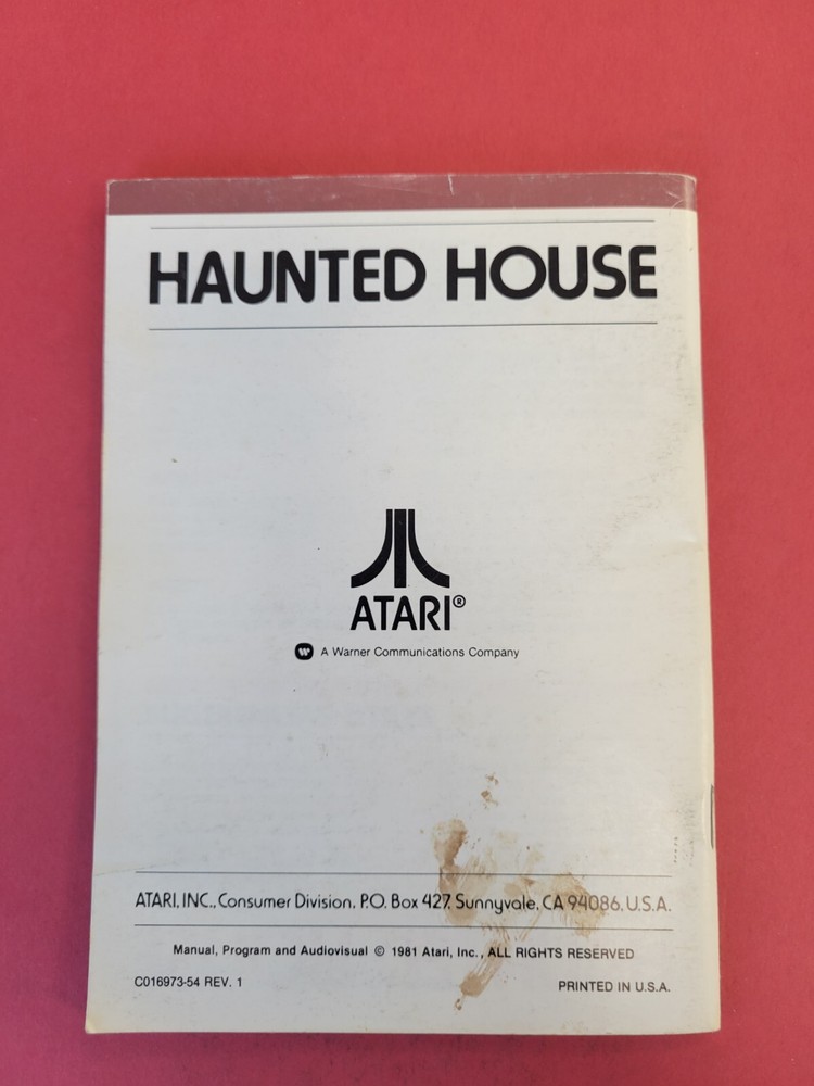 Haunted House Manual #9 Cx2654