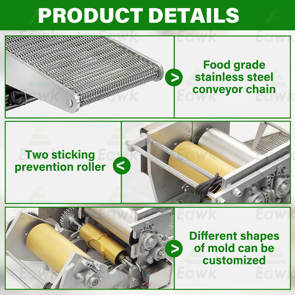 Automatic Corn Flour Chapati Tortilla Making Machine Commercial Roti Bread Maker