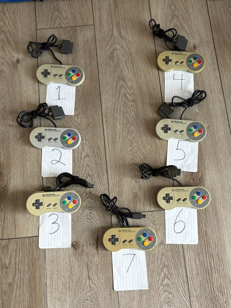 Super Famicom Controller Cleaned and Tested - OEM SFC SNES Authentic