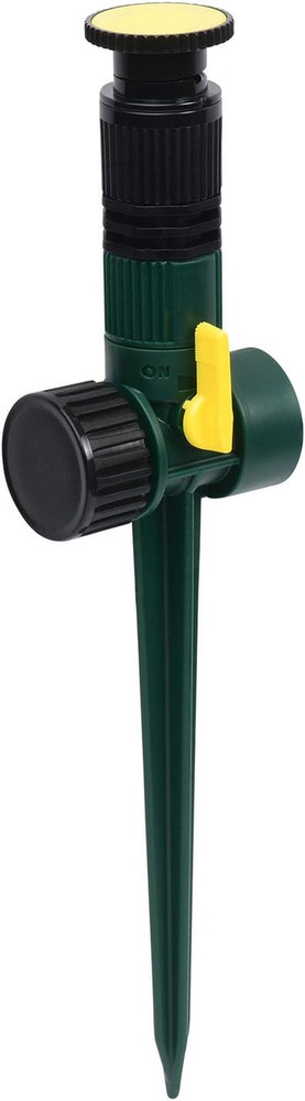 Melnor Multi Adjustable Lawn Sprinkler on a Spike with Integrated Flow-Control,