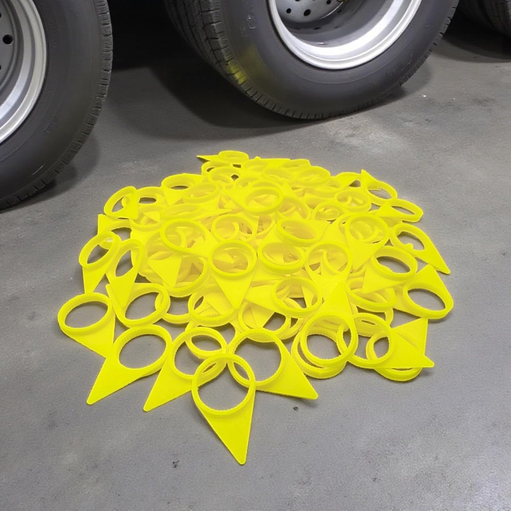 CHECKPOINT Loose Wheel Lug Nut Safety Check Indicators 50 Pack