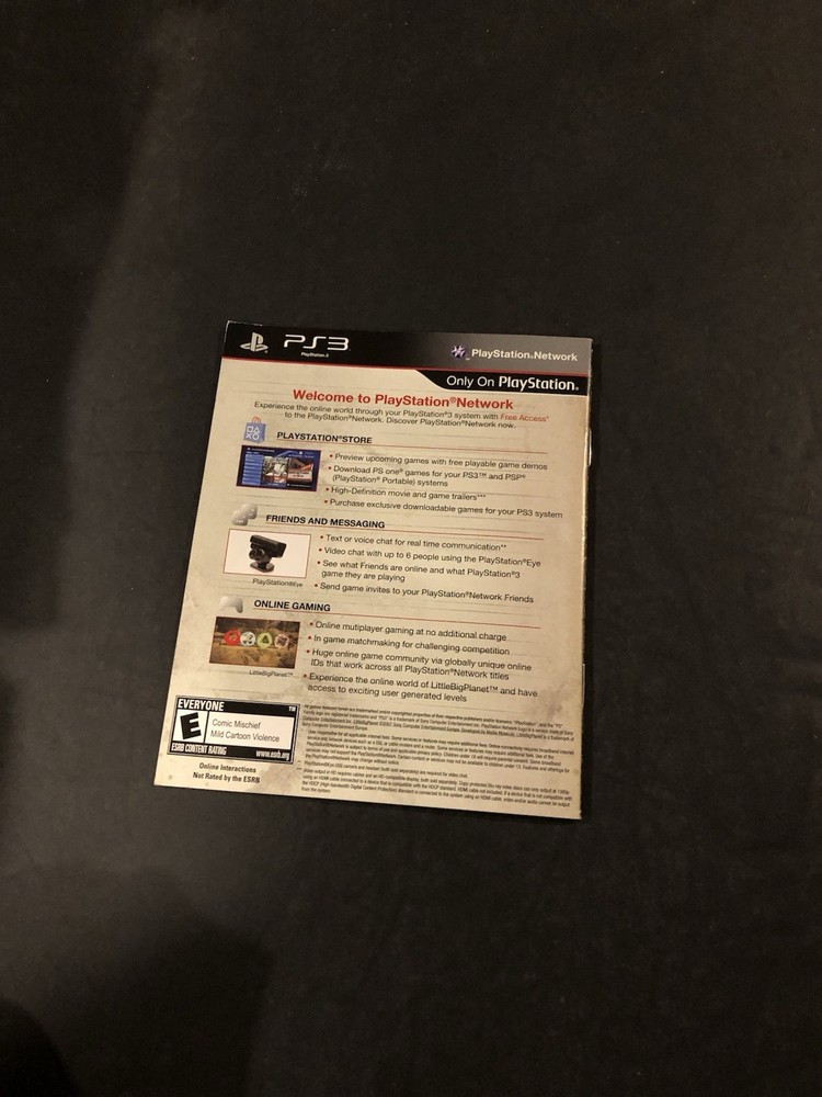 heavy rain ps3 Manual Only