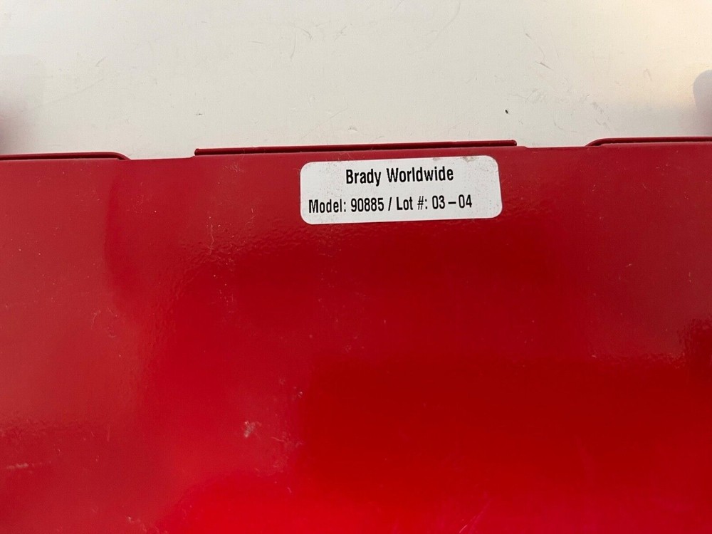 Glow in dark exit sign Brady Worldwide model 90885