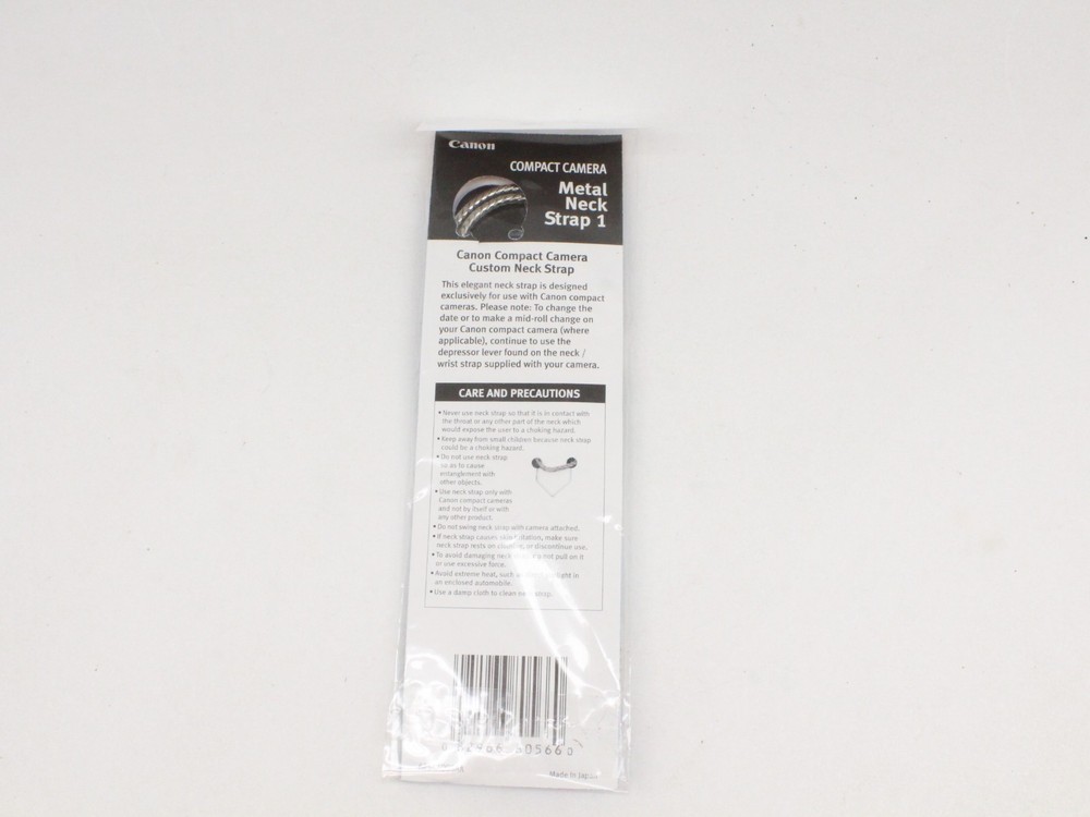 Canon Compact Camera Metal Neck Strap 1 34"