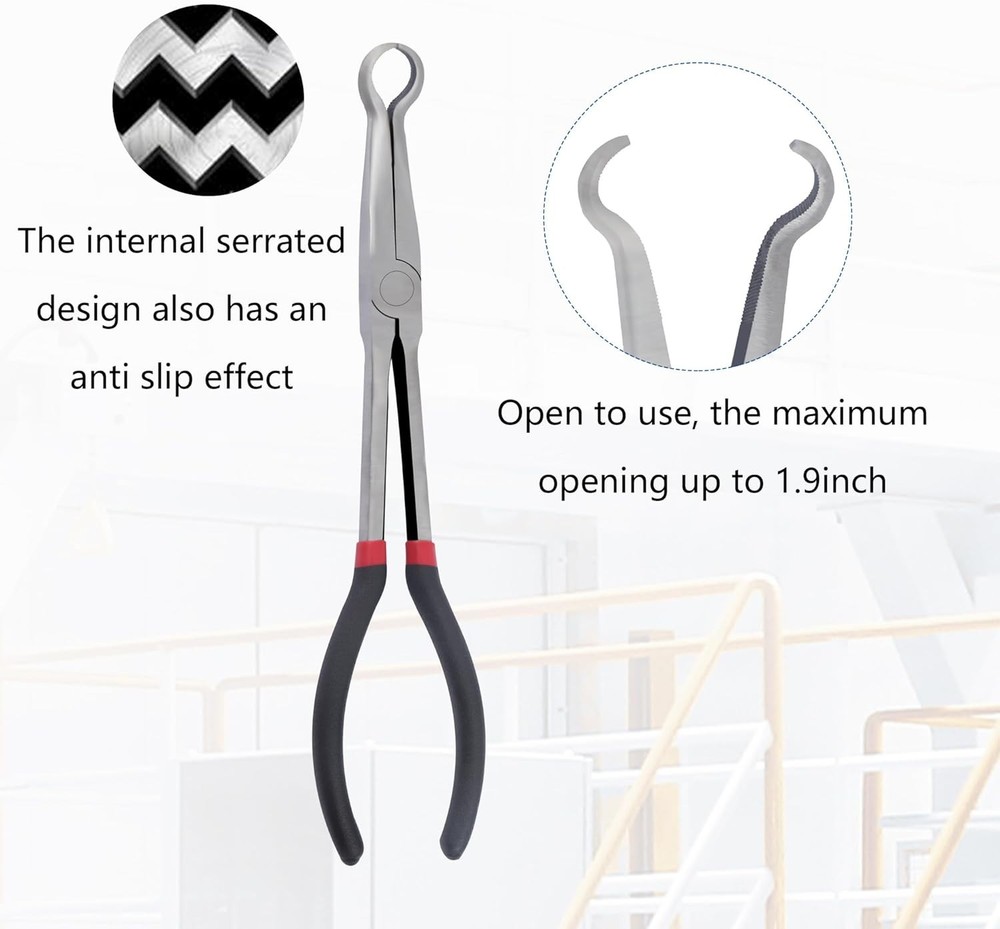Spark Plug Removal Pliers 11 Inch Extended Grip Tool