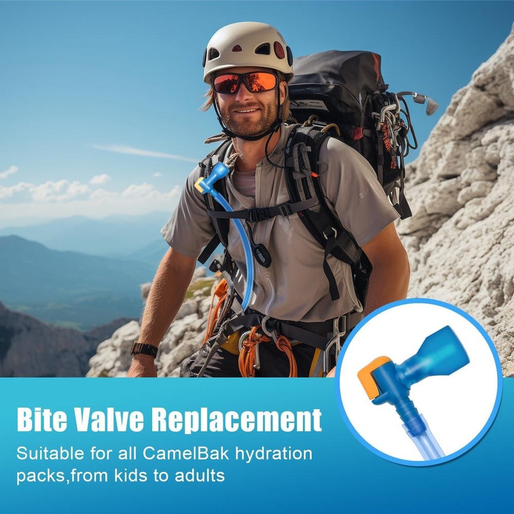 Big Bite Valve Replacement Mouthpiece Water Hydration Bladder Valve 4 Pack