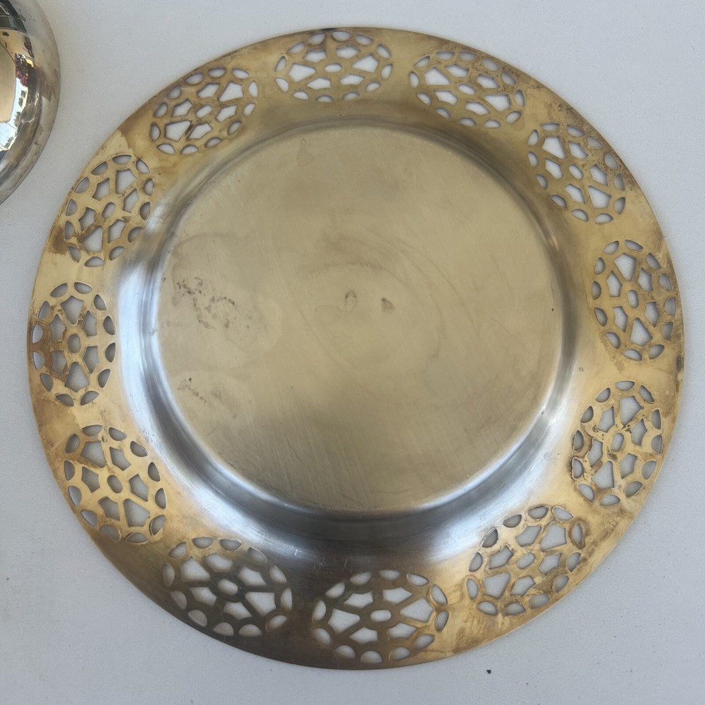 OLD VINTAGE ONEIDA SILVERSMITHS SILVER PLATE CANDLE HOLDER