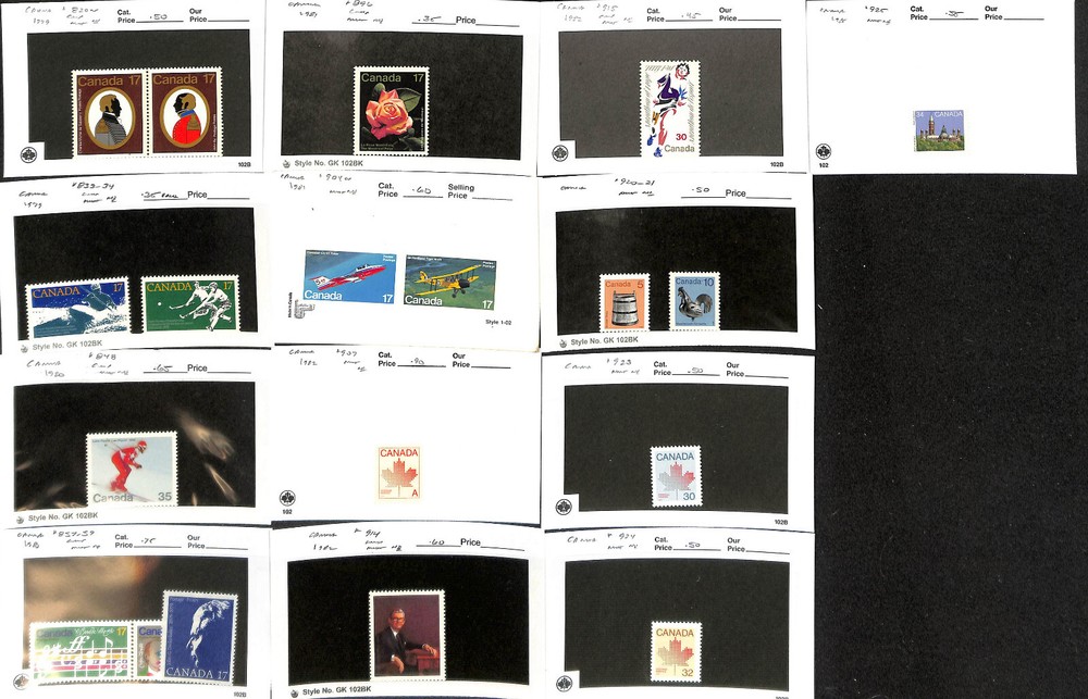 Canada, Postage Stamp, #820a Between 925 Mint NH, 1979-1985