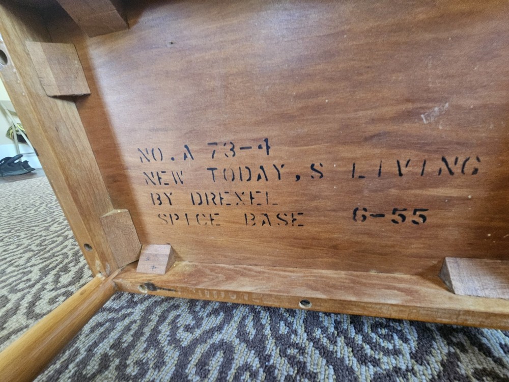 Vintage Drexel Mid Century End , Side Table Restored