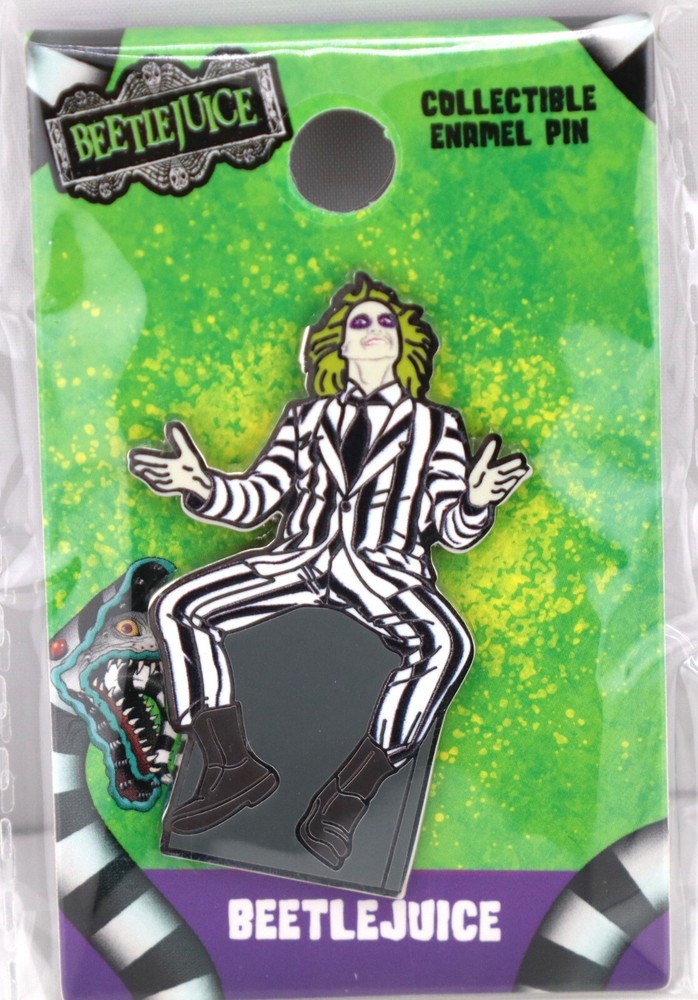 Beetlejuice character collectible enamel Pin
