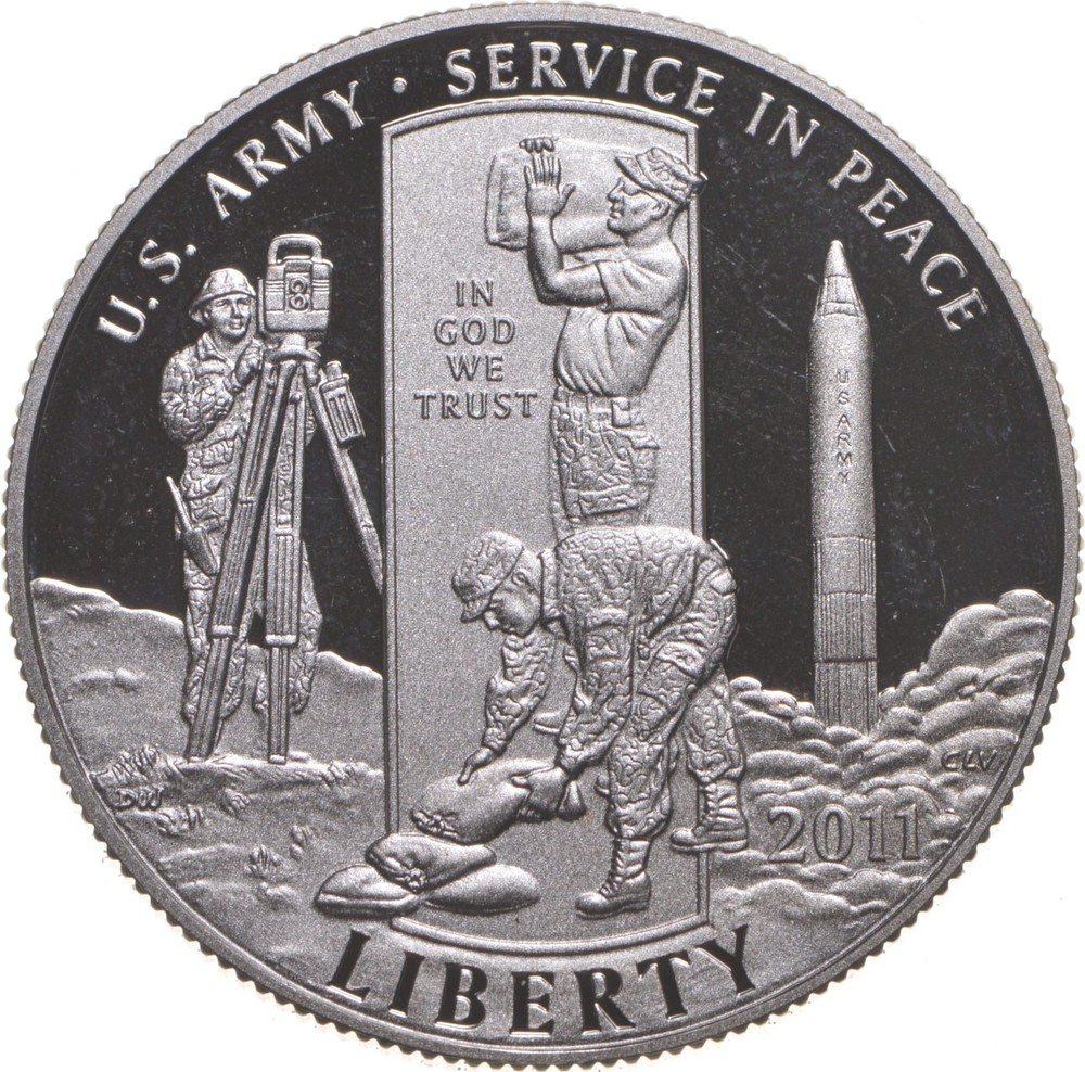 2011 Proof Army Commemorative Half Dollar