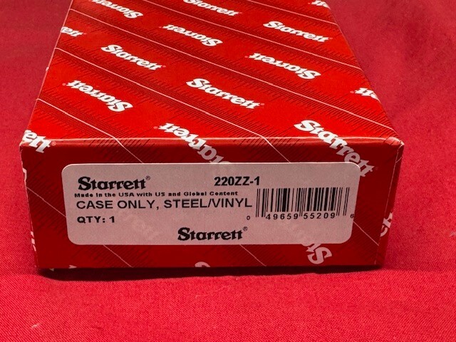 Starrett 220ZZ-1 Special Function Micrometer Case, 1"/25mm