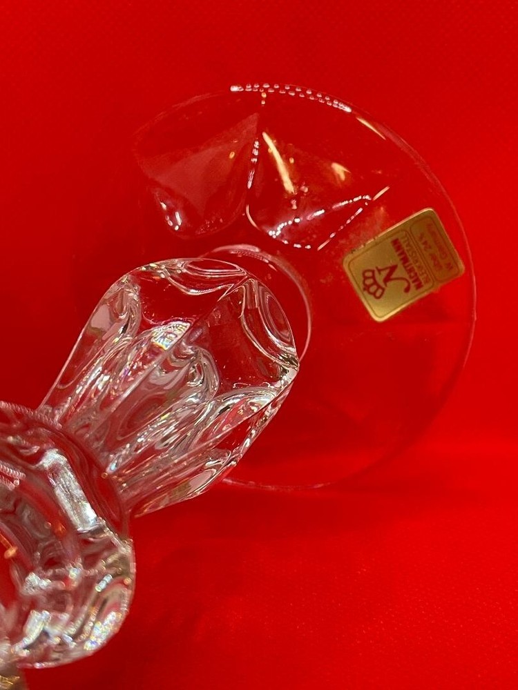 Lead Crystall Candle Sticks from Machtmann Germany