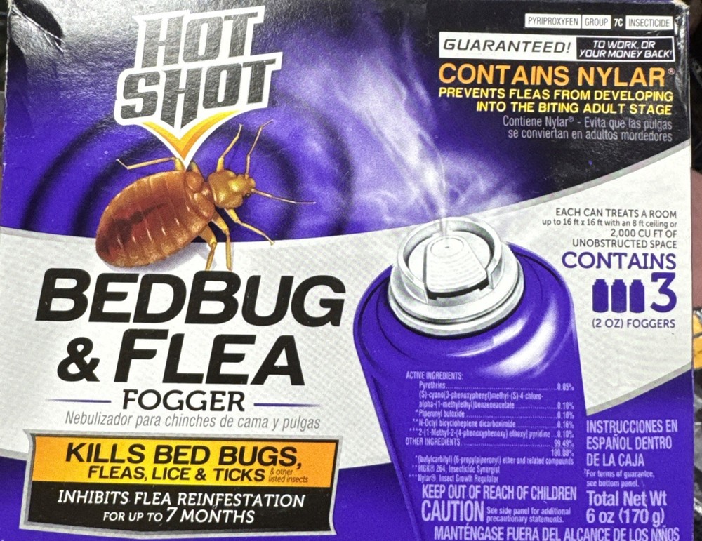 Bed Bug Bomb Insect Fogger Kill Mosquito Flies Fleas Ticks Bed Bugs Killer 3 Pcs