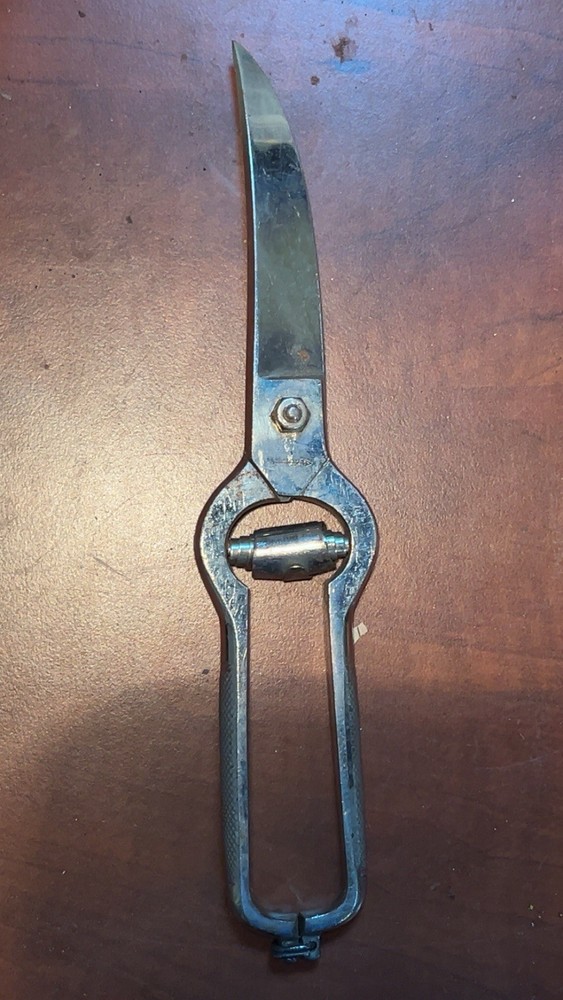 Vintage Solingen Germany SECATEUR compound-leverage tin snips Shears 1940s