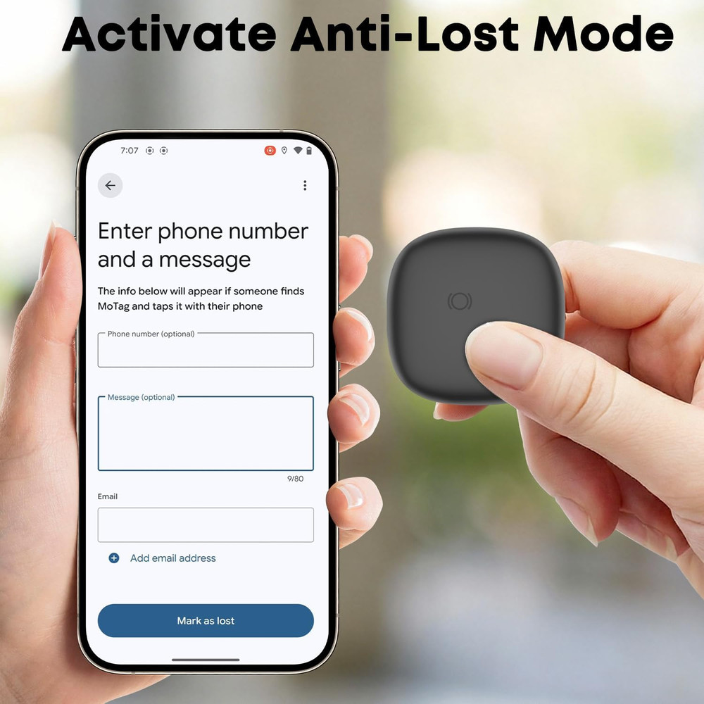 Air Tracker Tags-4 Pack for Android, Android Tracker Tag Compatible with Google'