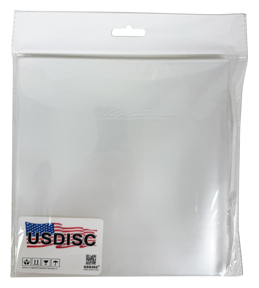 USDISC Record Outer Sleeves 7", 45 RPM, CPP, 3mil (Clear) Lot