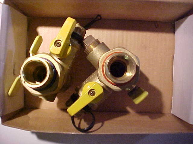 Webstone 3/4 inch Tankless Water Heater Service& Isolation Valves E-X-P