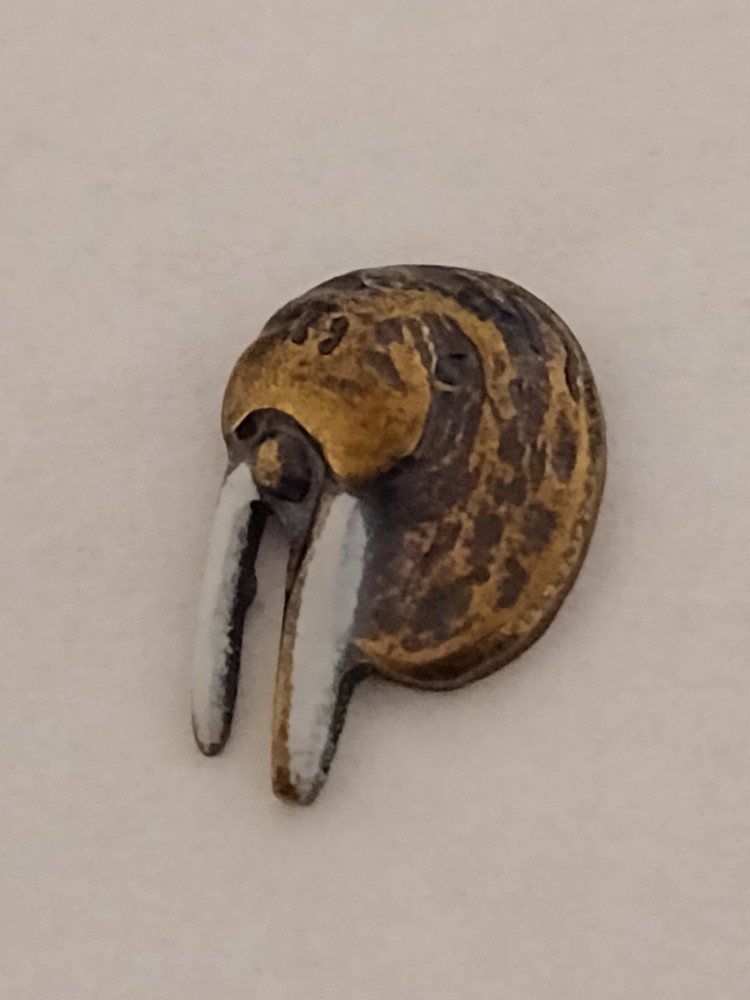 Tiny Walrus Head Tack Pin