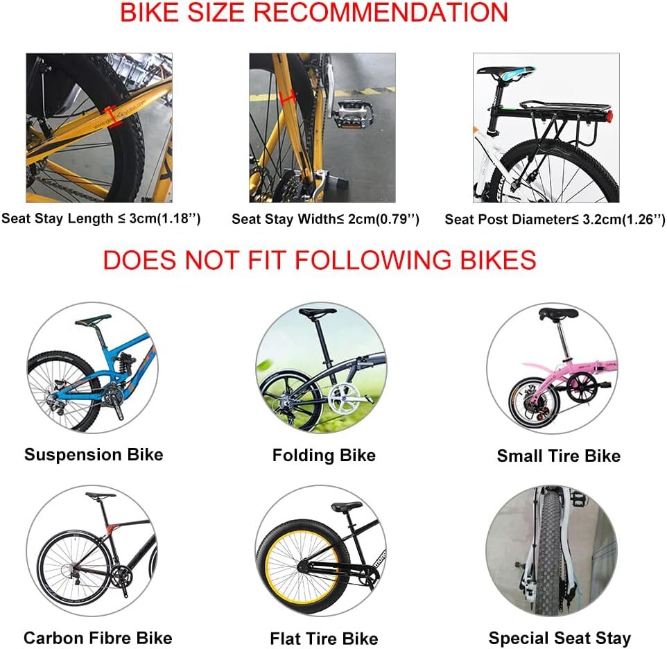 Bicycle Rear Cargo Rack Quick Release Bicycle Rear Cargo Rack Bicycle