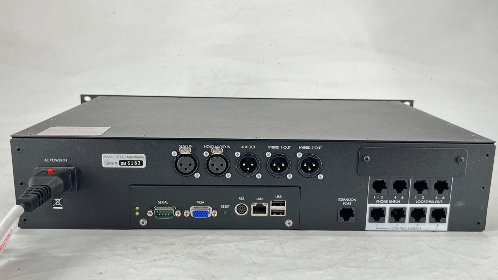 Comrex STAC Mainframe Telephone Talk Management w/ Power Cord