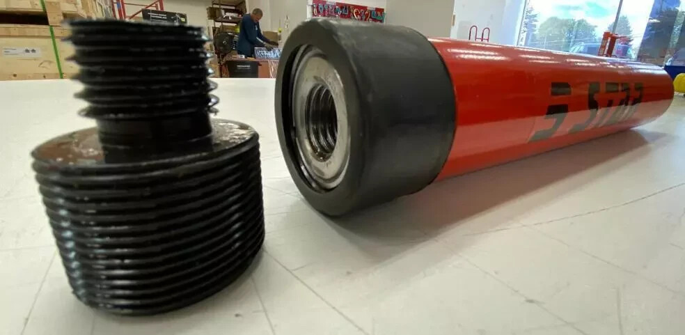 10 TON 6 INCH STROKE HYDRAULIC RAM FRAME MACHINE & PULLING POSTS