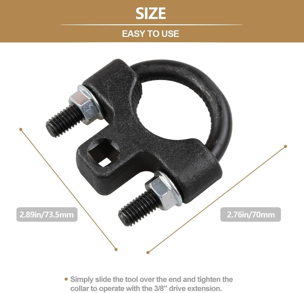 3/8" Inner Tie Rod End Removal Tool Low-Profile