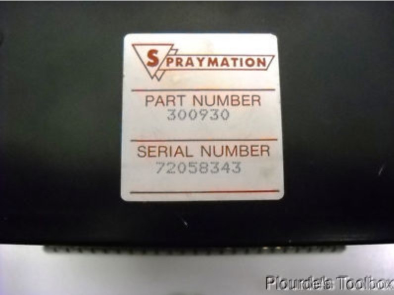 Used Spraymation Control Timer, 300930