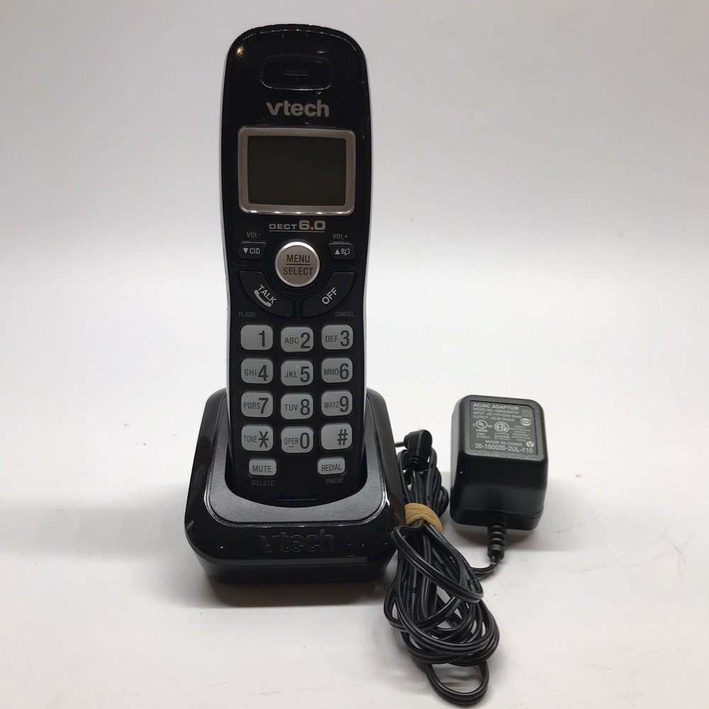 Vtech (CS6120) DECT 6.0 Expansion Handset w/ AC Adapter Tested