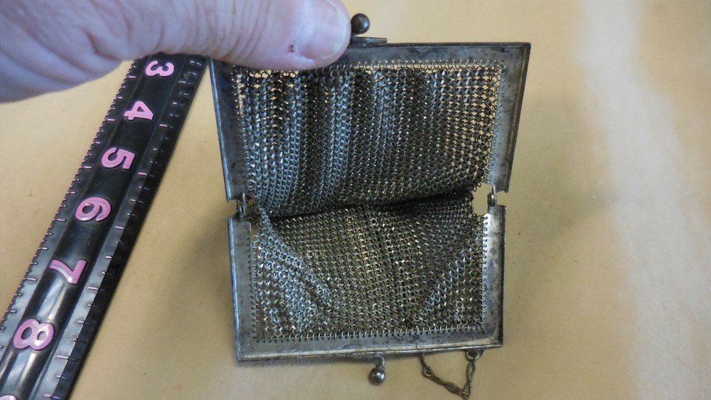 Vintage Mesh Beaded Purse