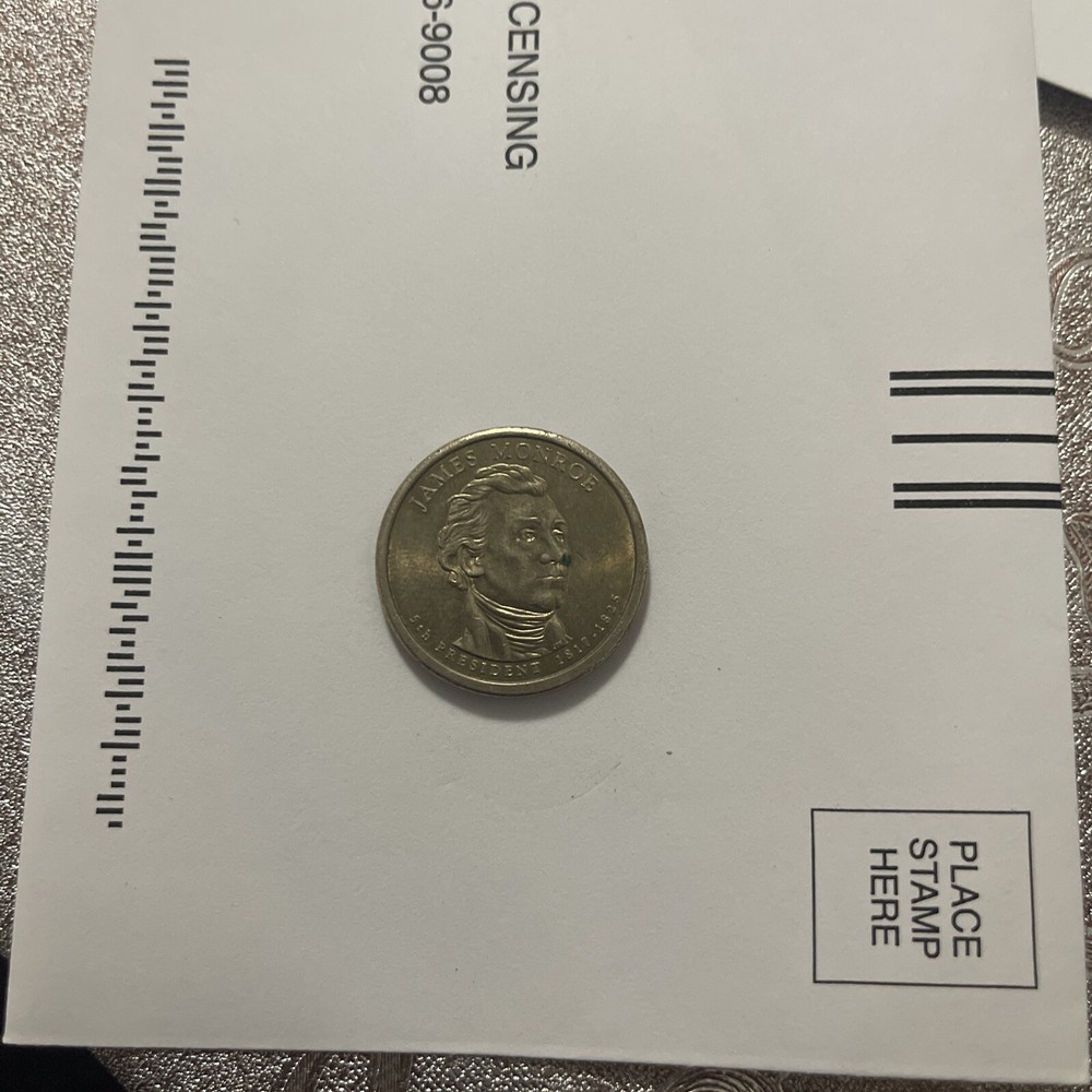 moneda de un dollar 1817 A 1825