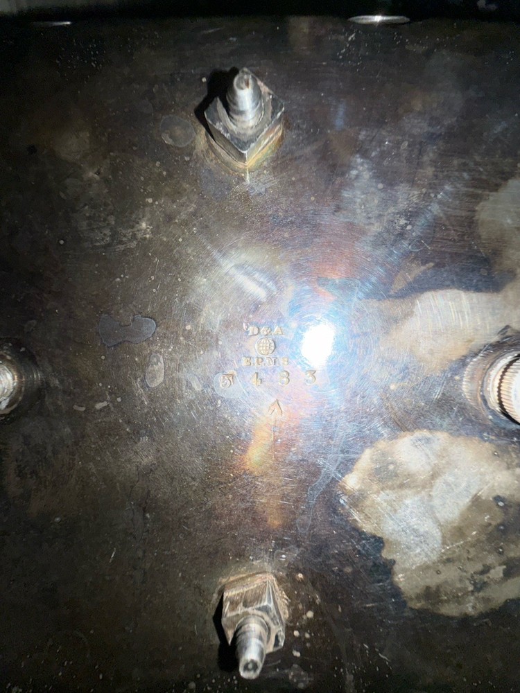 Vintage Silver Plated 6 Egg Cruet set D&A EGG CUP CADDY